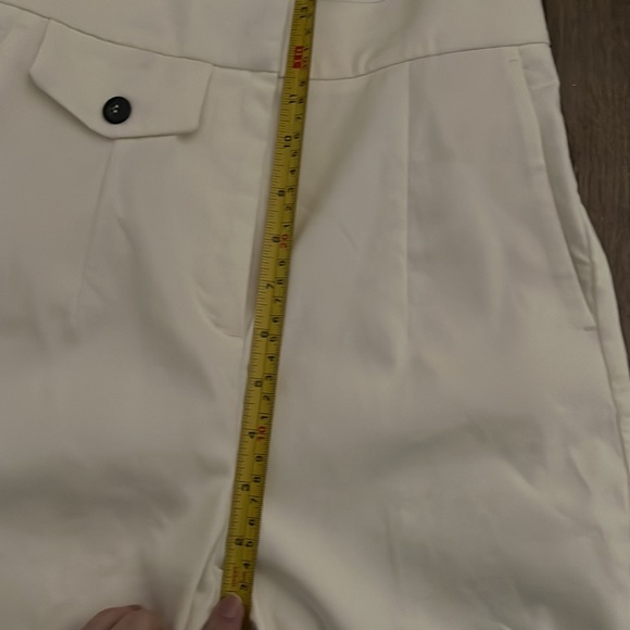 Zara pocket pant notched back High Waisted Pants trouser xs - Picture 8 of 9